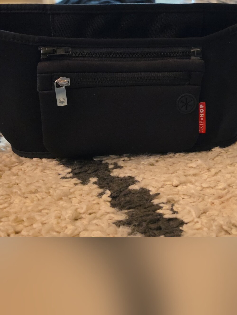 Skip Hop Black Compact Stroller Organizer